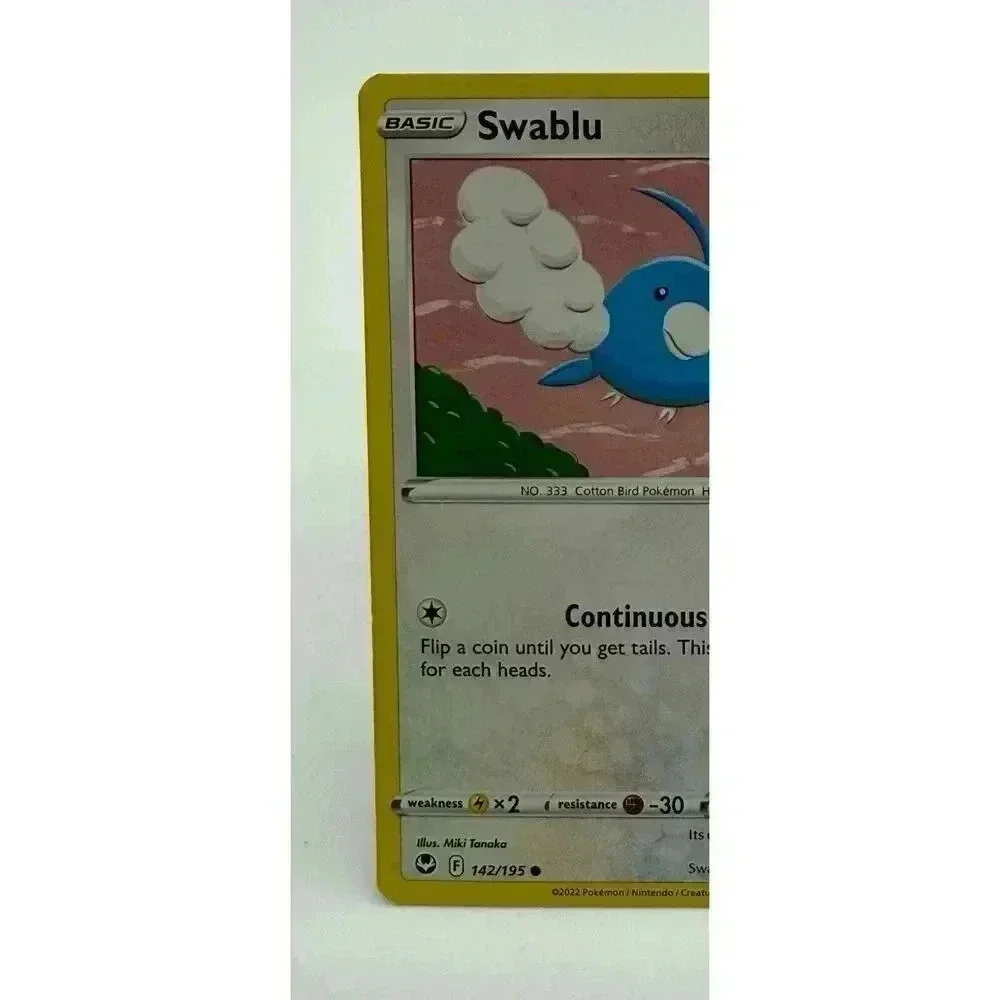 Swablu 142/195 SWSH: Silver Tempest‎ Non-Holo Pokémon TCG Mint Unplayed